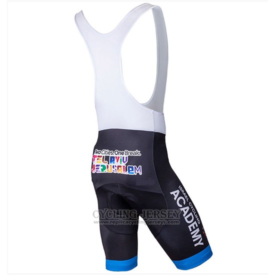 2018 Cycling Jersey Israel Cycling Academy White and Bluee Short Sleeve and Bib Short